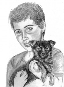 Barry with dog