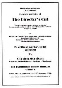 Notice of Exhibition